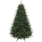Árvore de Natal Artificial com Aspeto Real Pinheiro com 1237 Pontas Moldadas e Suporte Metálico 180 cm Verde — foto 1