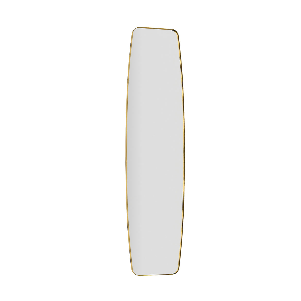 Espelho de Parede Espelho Janela com Armação Metálica Espelho Decorativo para Pendurar Espelho de Corredor, 160 x 40 x 3 cm, Dourado — foto 1