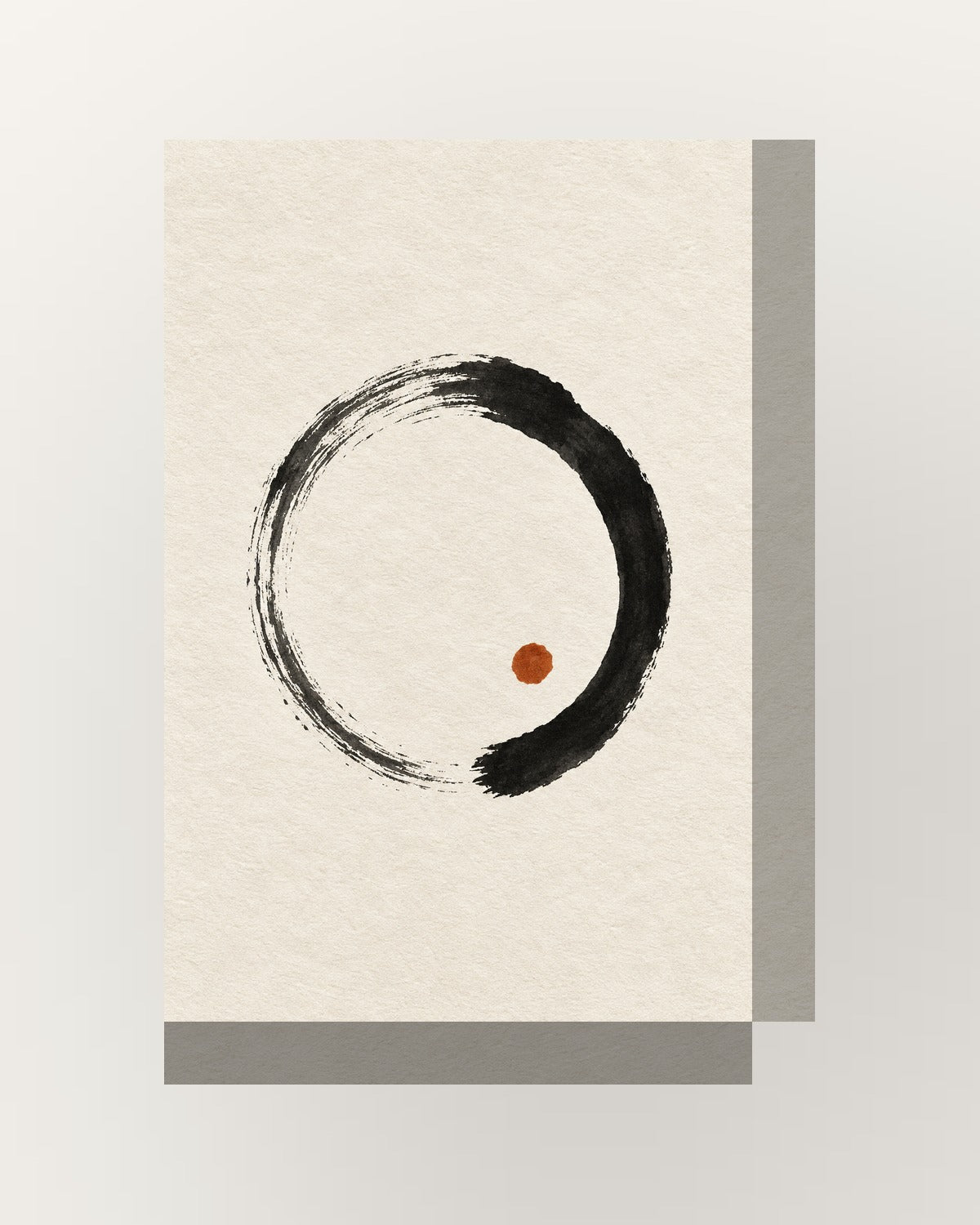 Ensō · Quadro japandi — acabamento:thick