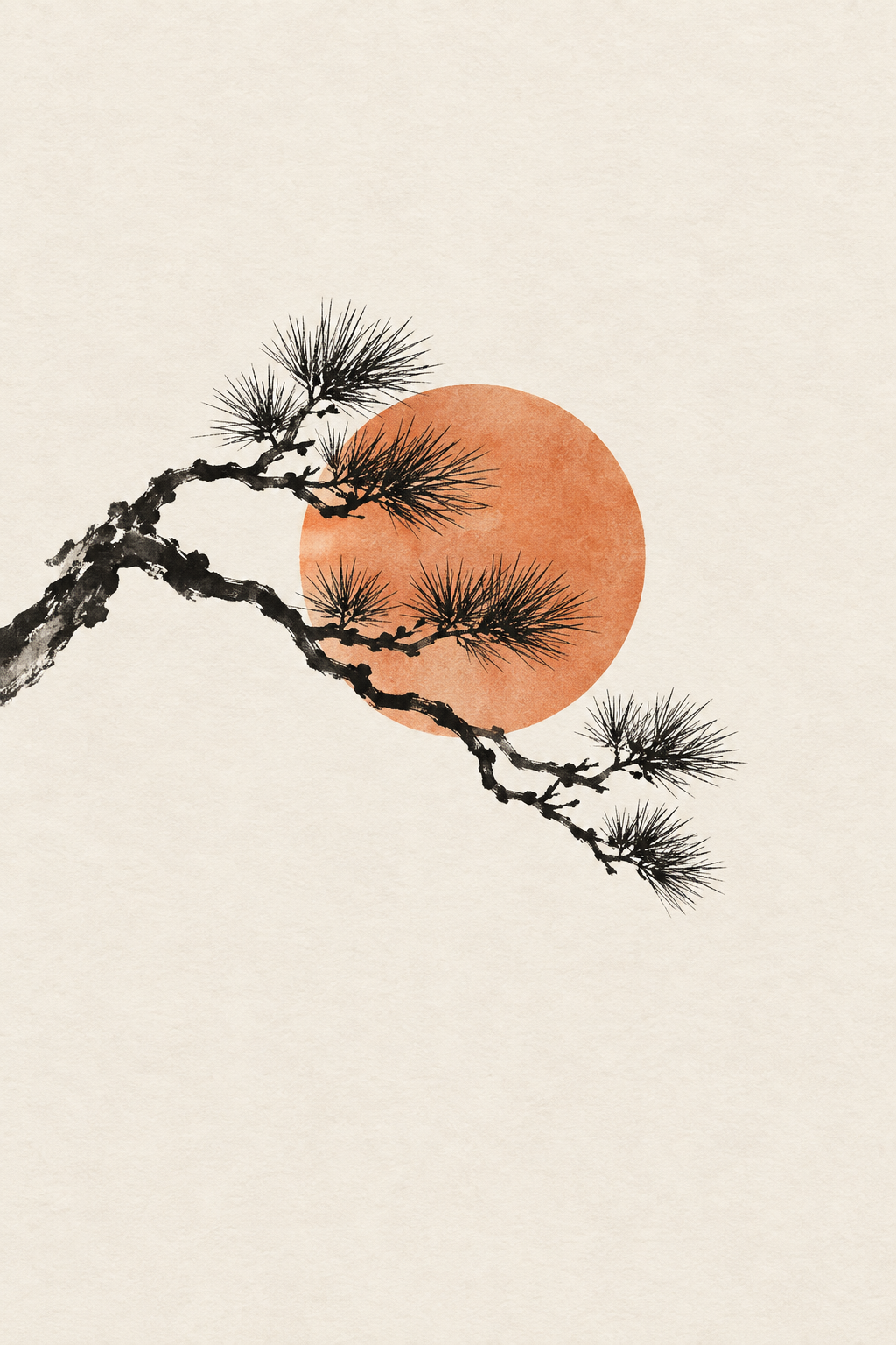Pinheiro · Quadro japandi — japandi-04_ver