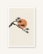 Pinheiro · Quadro japandi — acabamento:poster