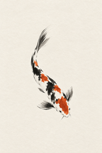 Koi · Quadro japandi — japandi-06_ver