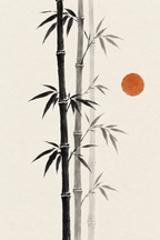 Bambu · Quadro japandi — japandi-07_ver