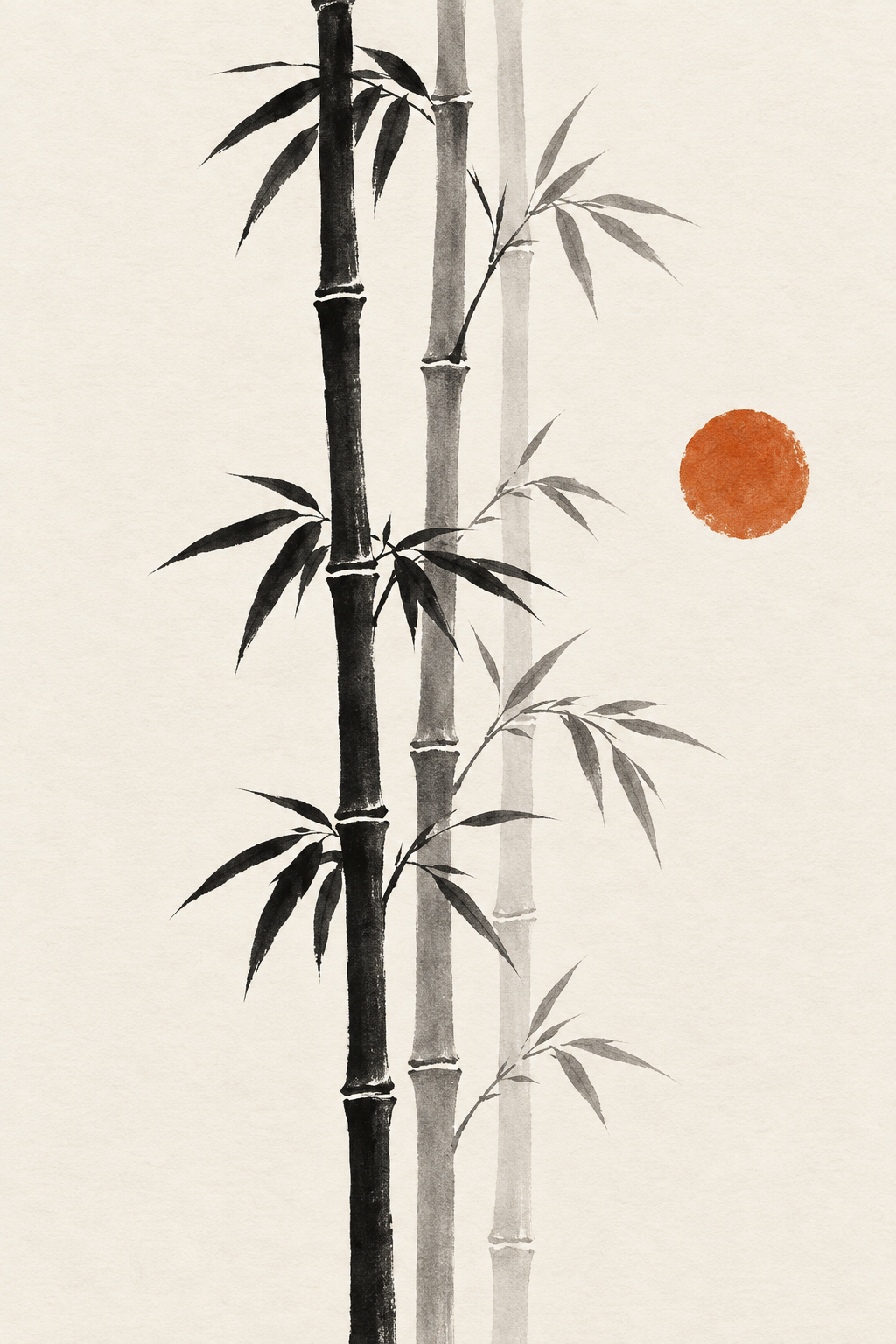 Bambu · Quadro japandi — japandi-07_ver