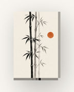 Bambu · Quadro japandi — acabamento:slim