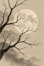 Lua · Japandi · Quadro japandi — japandi-lua-japandi_ver