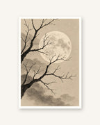 Lua · Japandi · Quadro japandi — acabamento:poster