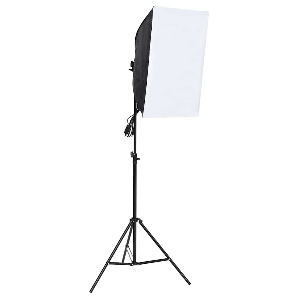 Kit de iluminação para estúdio com fundos e softboxes — foto 2