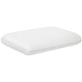 Travesseiro de Espuma Viscoelástica, Almofada Cervical com Capa Removível Ergonômica 60 x 40 cm, Creme branco — foto 1