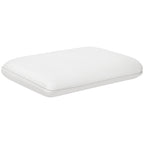 Travesseiro de Espuma Viscoelástica, Almofada Cervical com Capa Removível Ergonômica 60 x 40 cm, Creme branco — foto 1