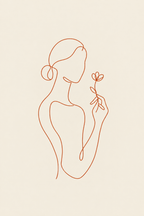 Flor · Quadro line art — lineart-03_ver