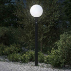 Luminária de poste com sensor, 120 cm, preta, IP44 — foto 1
