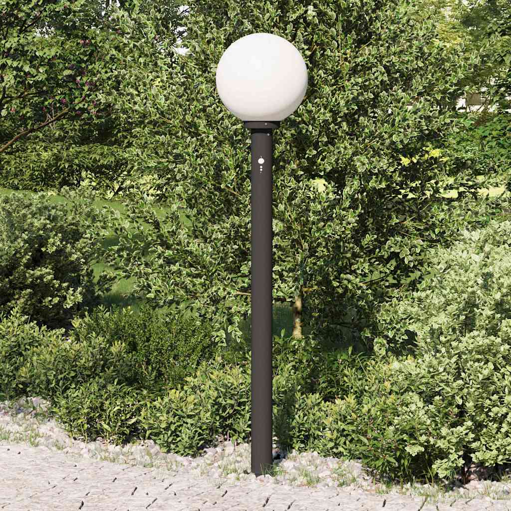 Luminária de poste com sensor, 120 cm, preta, IP44 — foto 2