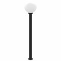 Luminária de poste com sensor, 120 cm, preta, IP44 — foto 3