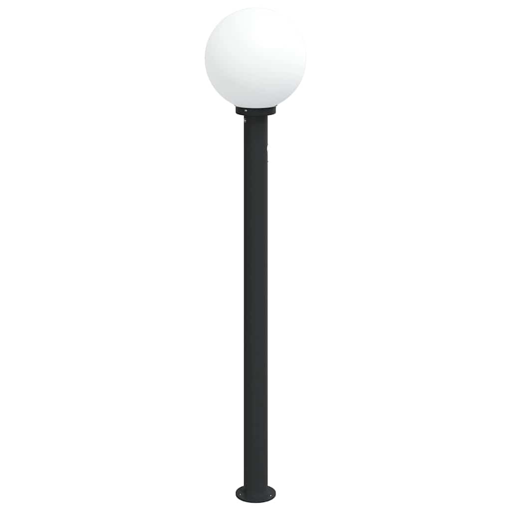 Luminária de poste com sensor, 120 cm, preta, IP44 — foto 4