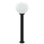 Luminária de poste com sensor, 80 cm, preta, IP44 — foto 3