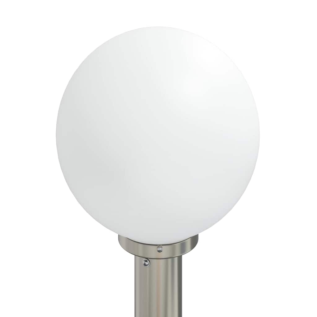Luminária de poste com sensor e tomada, 80 cm, aço inoxidável, IP44 — foto 5