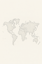 Mundo ponteado · Quadro mapa do mundo — mapas-02_ver