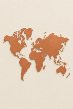 Continentes · Quadro mapa do mundo — mapas-03_ver