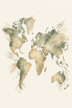 Traço · Quadro mapa do mundo — mapas-05_ver