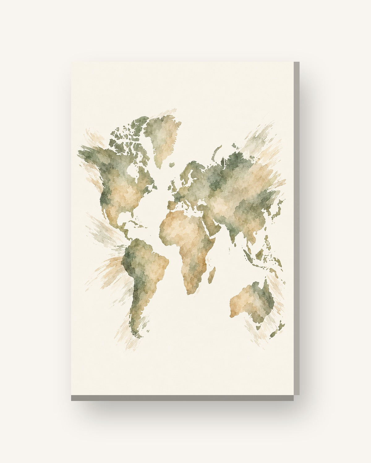 Traço · Quadro mapa do mundo — mapas-05_ver_cartao