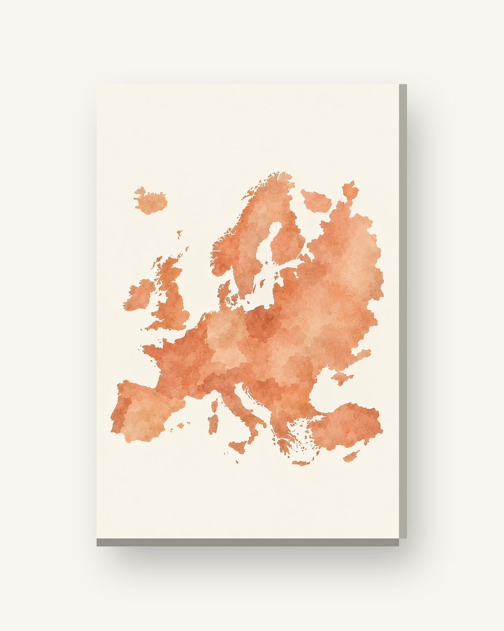 Europa · Quadro mapa do mundo — mapas-06_ver_cartao