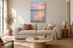 Quadro de mar e costa «Areia molhada» em tela vertical — mar-04_ver_70x100_sala