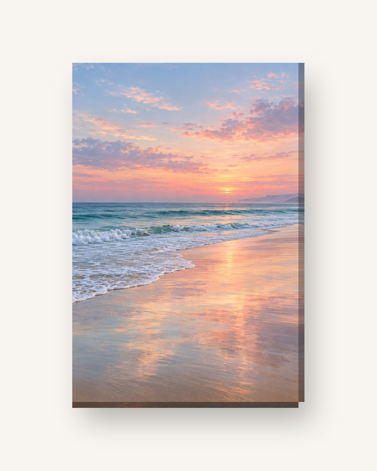 Areia molhada · Quadro de mar e costa — mar-04_ver_cartao
