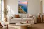 Quadro de mar e costa «Falésia» em tela vertical — mar-05_ver_70x100_sala