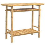 Mesa consola 90x37x75 cm bambu — foto 4