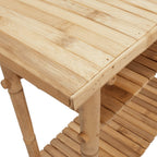 Mesa consola 90x37x75 cm bambu — foto 5
