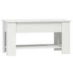 Mesa de centro 101x49x52 cm madeira processada branco — foto 4