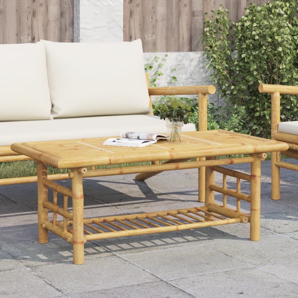 Mesa de centro 110x55x45 cm bambu — foto 1