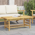 Mesa de centro 110x55x45 cm bambu — foto 1