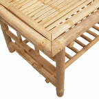 Mesa de centro 110x55x45 cm bambu — foto 5