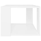Mesa de centro 40x40x30 cm madeira processada branco — foto 2