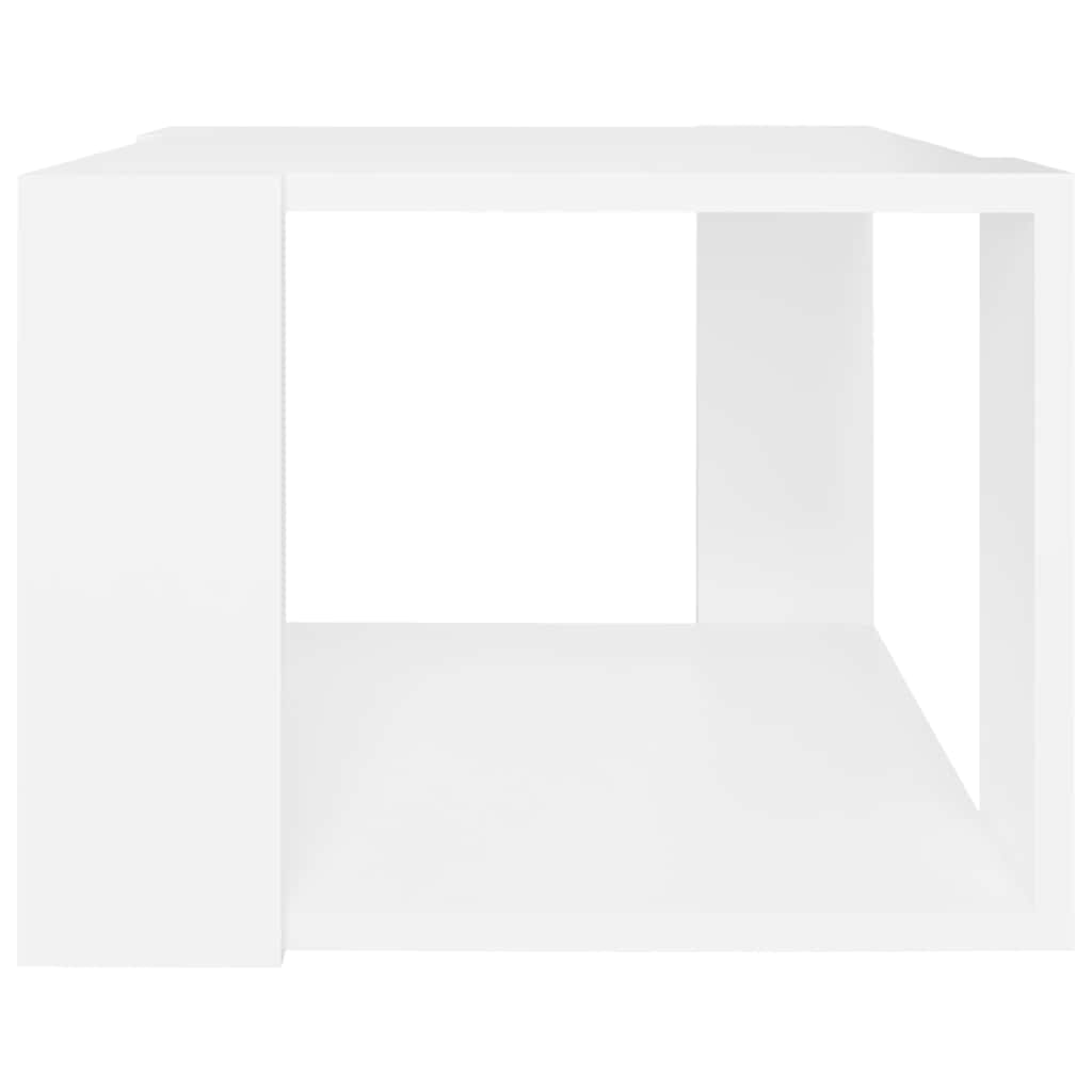 Mesa de centro 40x40x30 cm madeira processada branco — foto 2
