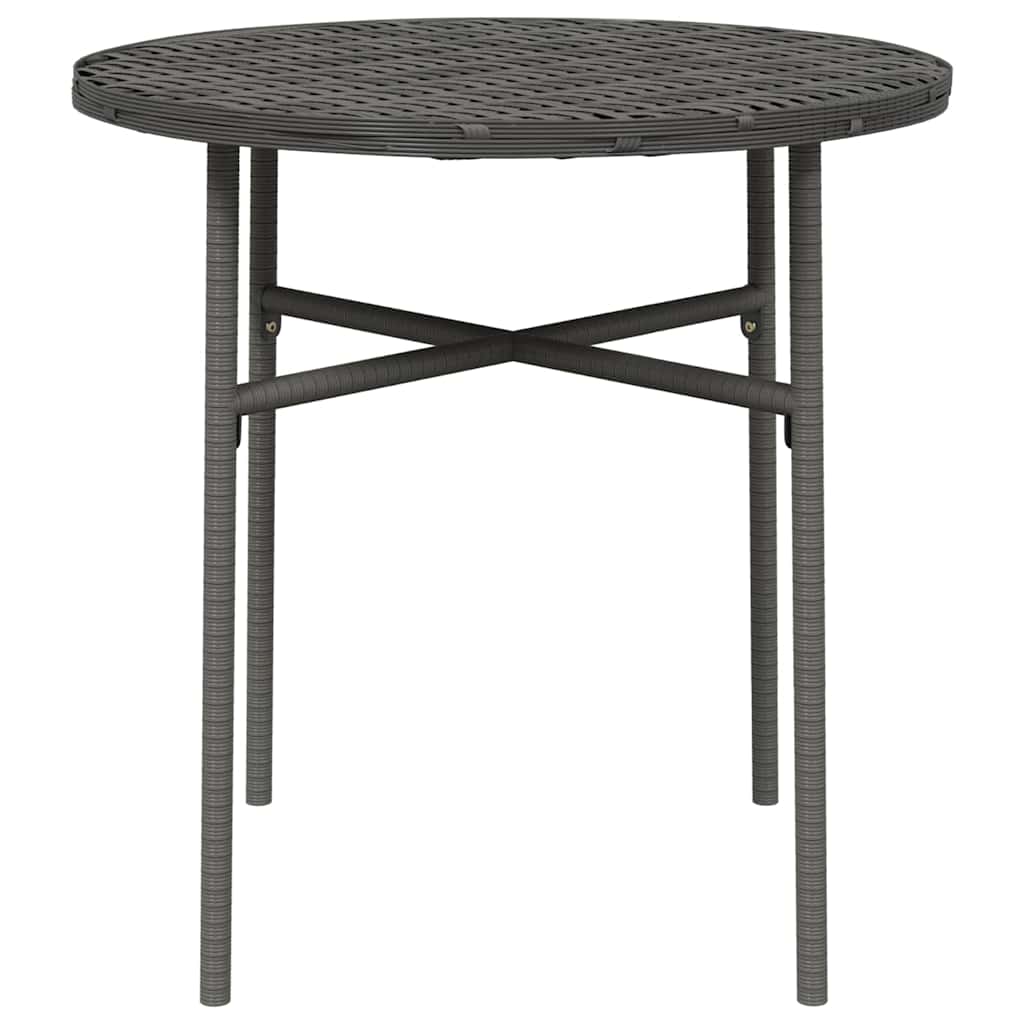 Mesa de centro 45 cm vime PE cinzento — foto 2