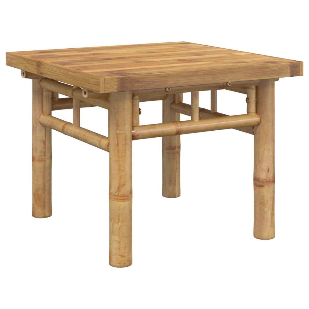 Mesa de centro 45x45x35 cm bambu — foto 3