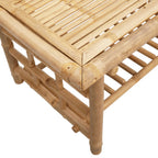 Mesa de centro 70x45x36 cm bambu — foto 5