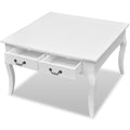 Mesa de centro com 4 gavetas branca — foto 2