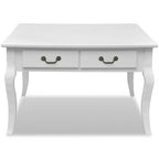 Mesa de centro com 4 gavetas branca — foto 3