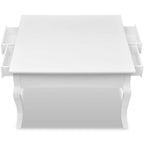 Mesa de centro com 4 gavetas branca — foto 4