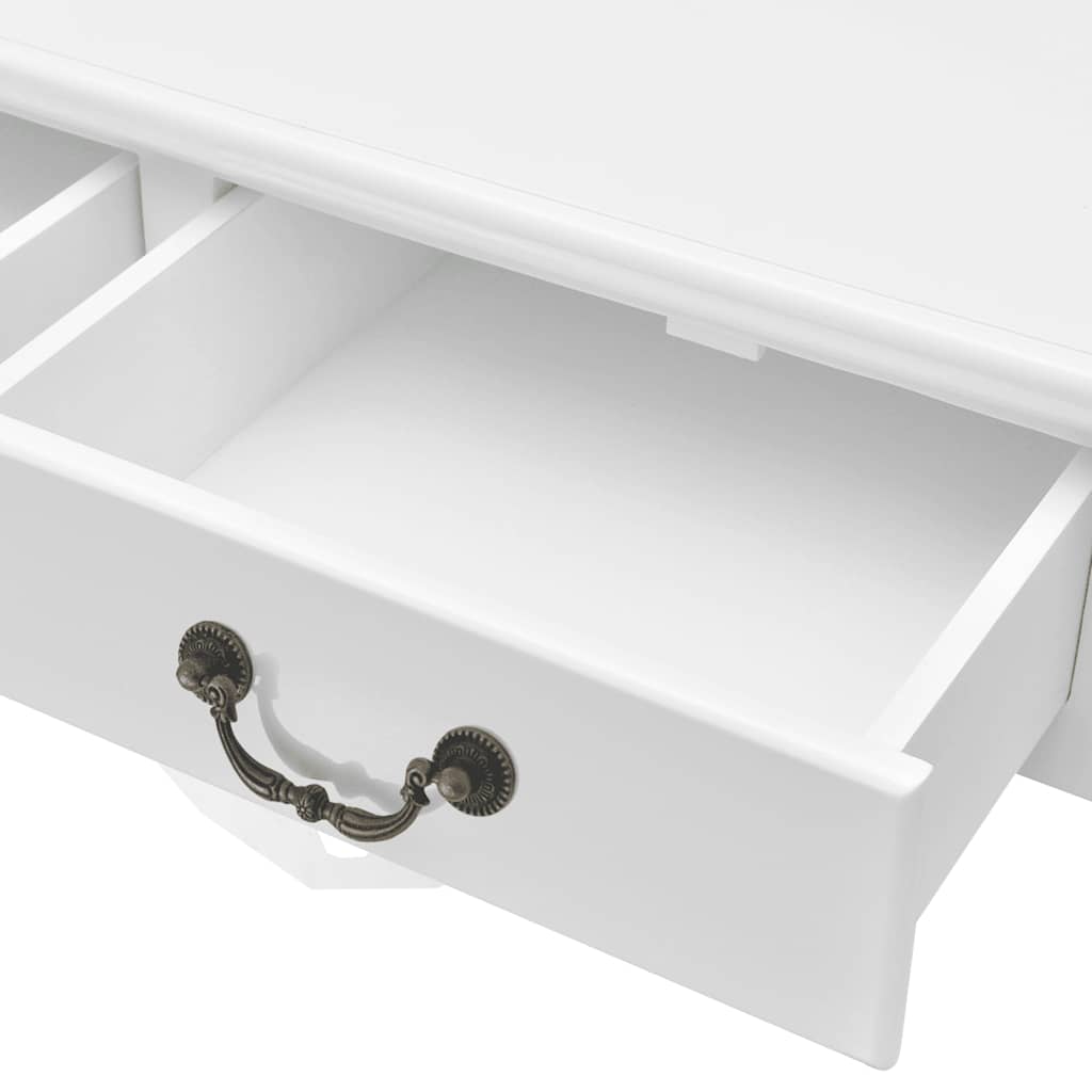 Mesa de centro com 4 gavetas branca — foto 5