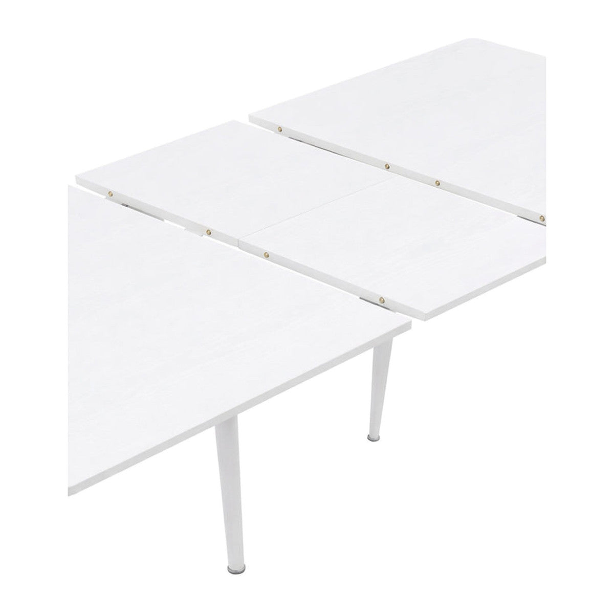 Mesa Extensível Belta 120 - 160cm — Branco — foto 4