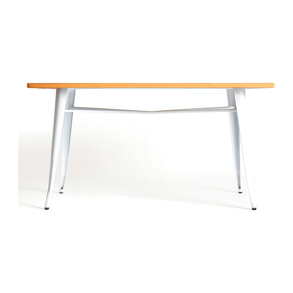 Mesa Meyer Retangular Madeira Natural 120 x 60 cm — Branco — foto 3