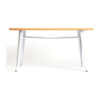 Mesa Meyer Retangular Madeira Natural 120 x 60 cm — Branco — foto 3