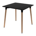 Mesa Nera Quadrada 70 cm — Preto — foto 1