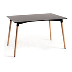 Mesa Nera Retangular 120 x 80 cm — Preto — foto 2