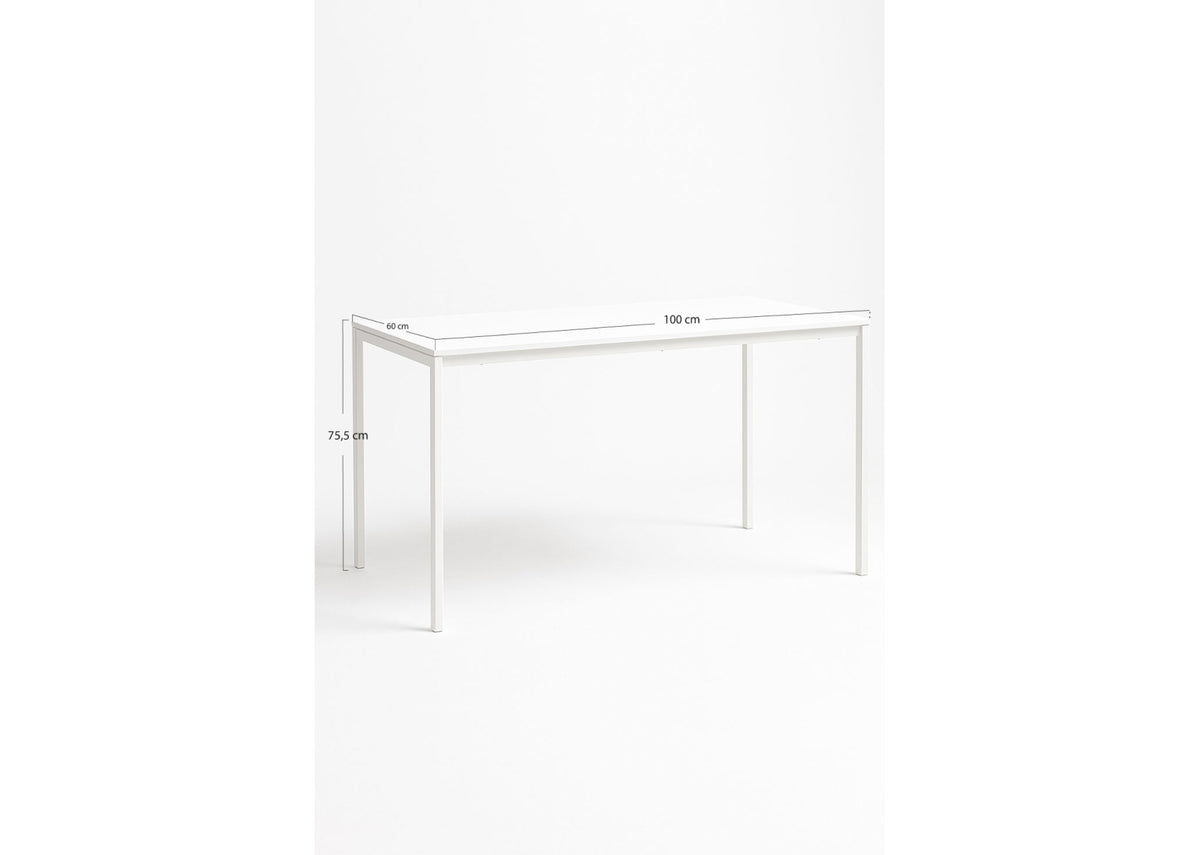 Mesa retangular Nodi 100x60 cm — Branco — foto 1